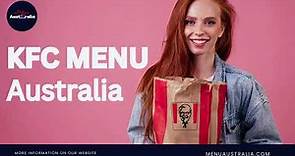 KFC Menu Price Australia | Updated 2024