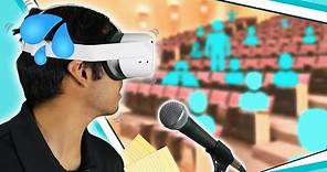 Practice Public Speaking In Virtual Reality?! Ovation VR Review