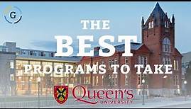 These are the BEST Programs at Queen's University
