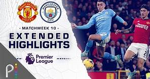 Manchester United v. Manchester City | PREMIER LEAGUE HIGHLIGHTS | 10/29/2023 | NBC Sports