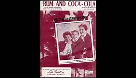 The Andrews Sisters - Rum and Coca Cola (1956 - Capitol Records)