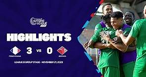 Highlights | French Guiana vs Bermuda | 2023/24 Concacaf Nations League