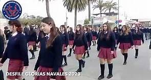 Desfile escolar 2023. Colegio de los Sagrados Corazones Monjas Francesas de Viña del Mar.