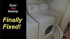 Dryer Won't Heat & Keeps Burning Out Heat Elements - Finally Fixed!