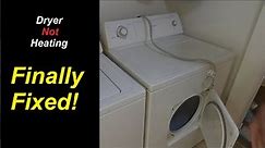 Dryer Won't Heat & Keeps Burning Out Heat Elements - Finally Fixed!