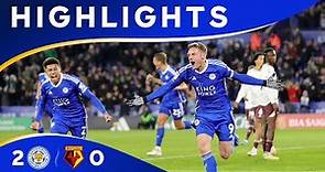 VARDY DOUBLE! ⚽ ⚽ | Leicester City 2 Watford 0