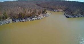 Mark twain Lake Missouri, USA Drone Video HD 1080p
