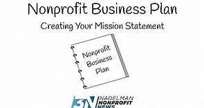 Nonprofit Business Plan - Creating Your Mission Statement