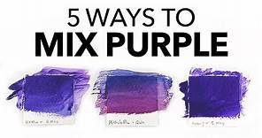 What Colors Make Purple? The Ultimate Guide to Mixing Purple