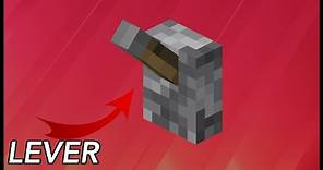 What Is The Use Of The Lever In Minecraft
