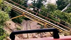Gold Rusher Roller Coaster (Six Flags Magic Mountain Amusement Park - California) - 4K Roller Coaste