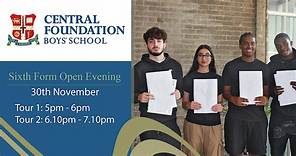 Sixth Form Open Evening - Central Foundation Boys' School - 30 Nov (Tour 2)