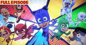 PJ Masks Power Heroes First Full Episode! | S1 E1 | NEW SHOW | Heroes Everywhere | @disneyjunior