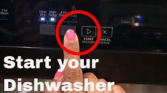 How To Turn On Your Whirlpool Dishwasher / Start Your Whirlpool Dishwasher