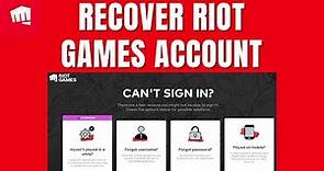 How To Recover Riot Games Account - Forgot Valorant Password