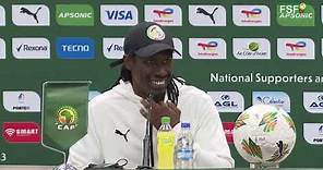 Conférence de presse d'après match Sénégal-Cameroun 3-1 du coach Aliou Cissé