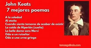 John Keats - 7 mejores poemas