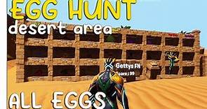 FORTNITE - EGG HUNT 100 EGGS! - All Eggs Desert Area 1148-2251-1748