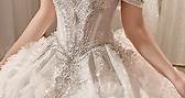 Aurora Dress - Thiết kế Haute Couture độc nhất tại Kim Couture, với sự lấp lánh được tạo thành bởi 2.000 viên đá pha lê được nhập khẩu từ Tiệp Khắc. #kimcouture #hautecouture #weddingdress #weddingdesigner #vaycuoithietke #vaycuoicaocap | Kim Couture