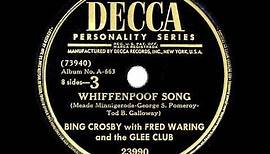 1947 HITS ARCHIVE: Whiffenpoof Song - Bing Crosby & Fred Waring
