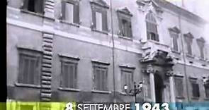 8 settembre 1943 Badoglio annuncia l'armistizio