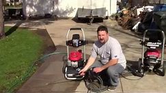Problem with Homelite 2700 pressure washer from Home Depot
