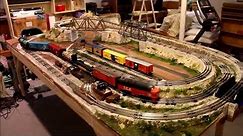 Frank's small 027 scale layout for O scale train 2018
