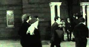 The Beatles arrive for a Brian Epstein memorial