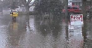 Flooding In Alpena Michigan!! Thawing Snow And Rain Floods Roads!!