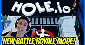 NEW HOLE.IO BATTLE ROYALE MODE! | Let's Play Hole.io Be The Last Hole Mode