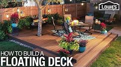 How to Build a Floating Deck