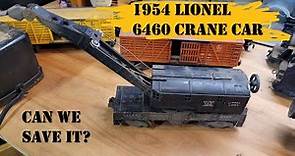 Lionel 6460 Crane Car Rebuild