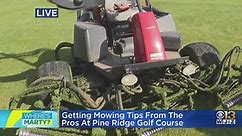 Where's Marty? Learning how to mow the perfect lawn at Pine Ridge Golf Course