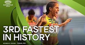 🇪🇹's Hailu runs to 3rd place on 1500m all-time list | World Indoor Tour 2024