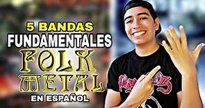 Las 5 Bandas del FOLK METAL EN ESPAÑOL más importantes | METAL LOVER TV