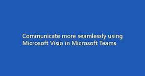 Enable visual, real-time collaboration in Microsoft Teams using Microsoft Visio​