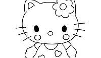 Ausmalbilder Hello Kitty ♥ Kostenlos Drucken und Online!