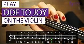 Play Ode to Joy on the violin [PLAY ALONG]