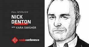 Nick Denton | Full interview | Code Conference 2016