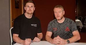 Grant McCann on his first signing of the summer