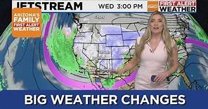 Big weather changes for Arizona