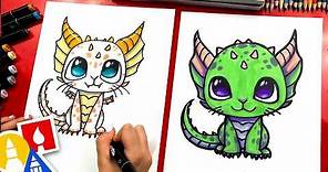 How To Draw A Mythical Kitten Dragon