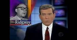 General Matthew Ridgway: News Report of His Death - July 26, 1993