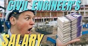 CIVIL ENGINEER'S SALARY in UK. How much Civil Engineer can earn on UK construction site.