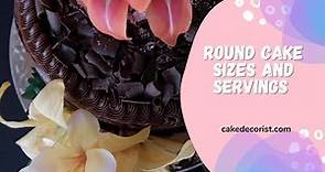 Round Cake Sizes And Servings