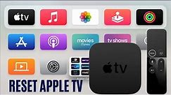 How to reset Apple TV devices to factory settings to fix common issues