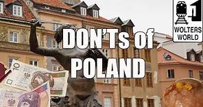 Visit Poland - The DON'Ts of Poland