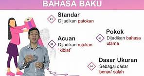 RAGAM BAHASA INDONESIA BAKU | BAHASA BAKU | MATERI MATA KULIAH UMUM BAHASA INDONESIA