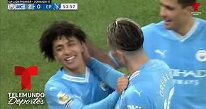 Goal Rico Lewis - Manchester City v. Crystal Palace 23-24 | Premier League | Telemundo Deportes