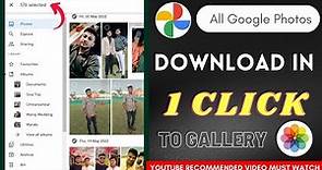 How to Download All Photos from Google Photos to PC | Ultimate Guide | Step-by-Step Tutorial